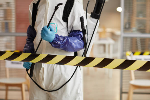 Professional Blood Cleanup technician working in Sandia, TX